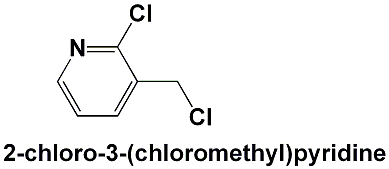 2-chloro-3-(chloromethyl)pyridine 	89581-84-0